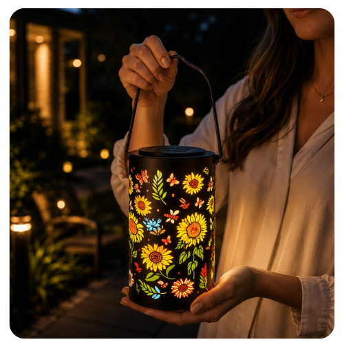 Lampada Mágica Lumiflora - [Carregamento Solar]